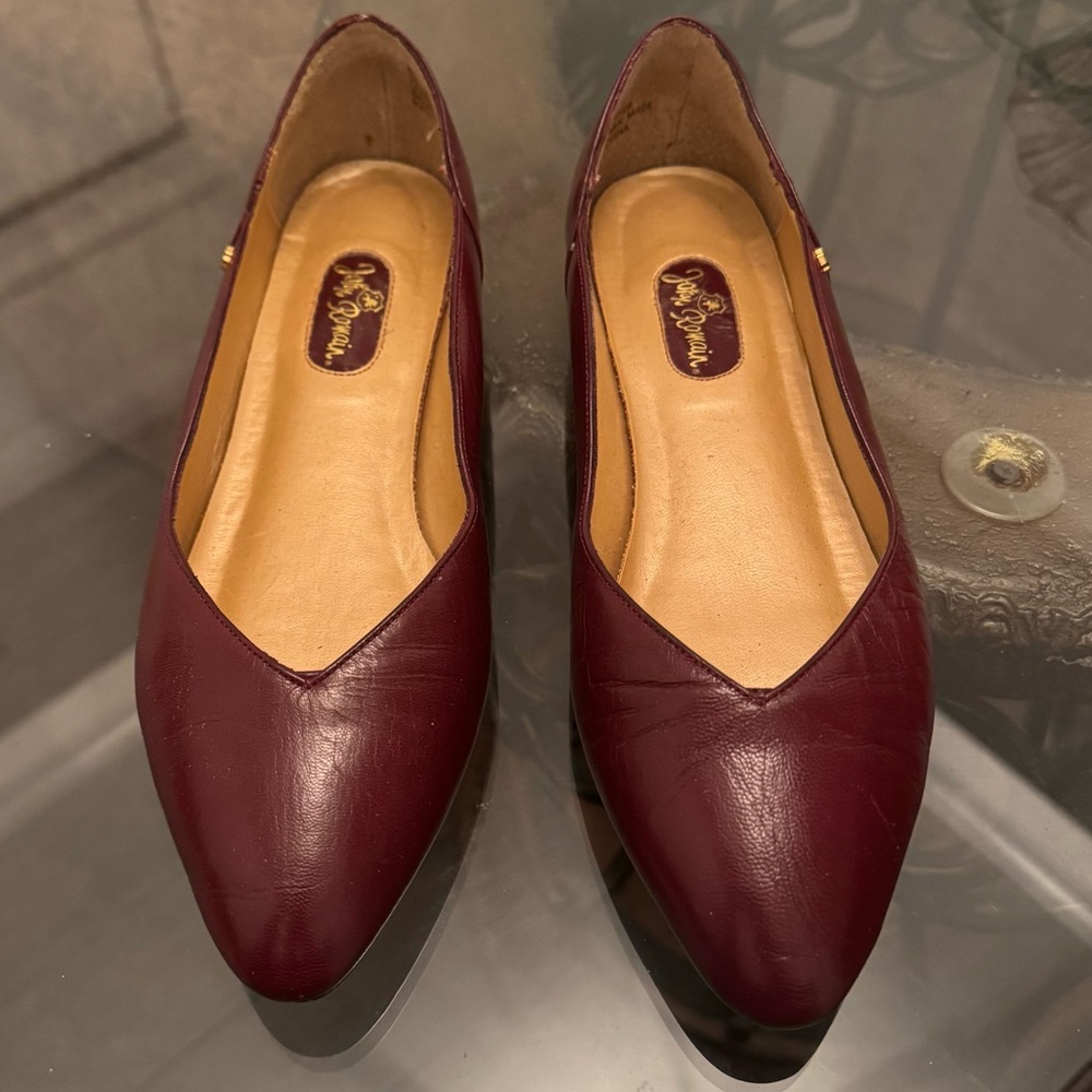 Vintage John Romain Leather Flats
